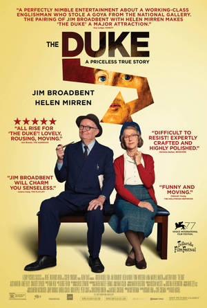 Jim Broadbent The Duke -elokuvajuliste — Xiaomi Pad Taustakuvat