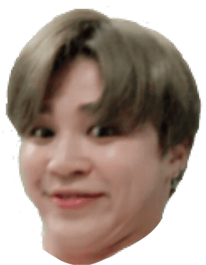 Jimin hymyilevä leikekuva