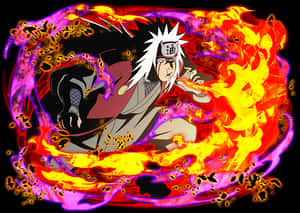 Jiraiya Tulitekniikka Anime Taide