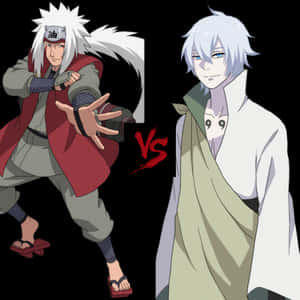 Jiraiya vastaan Suigetsu anime-taistelu