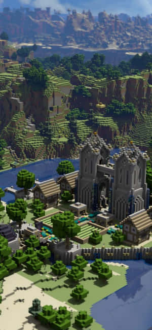 Pixel 3 Minecraft Taustakuva — Realme C100i Taustakuvat