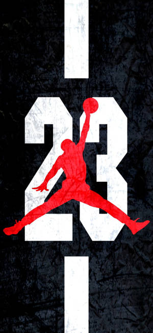 Jordan-logo punainen signatuuriväri -taustakuva — Pixel 11 Pro Taustakuvat