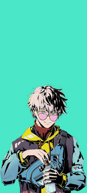 Jujutsu Kaisen Gojo Cool Art — iPhone 17e Taustakuvat