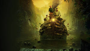 Jungle Cruise -jokivene Teaser 2021 -taustakuva. — Hämärä Taustakuvat
