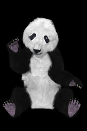 Käänteisvärinen pandaplush — Panda Taustakuvat