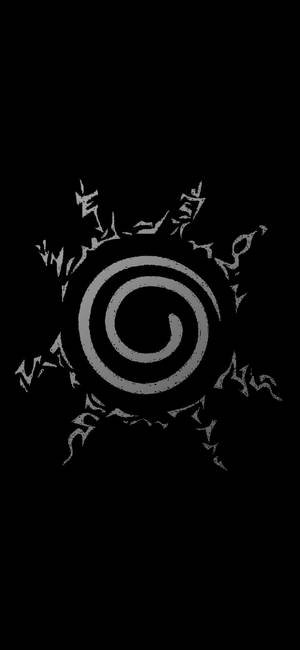 Kahdeksan trigrammin sinetöintityyli Naruto musta — Naruto symbol Taustakuvat