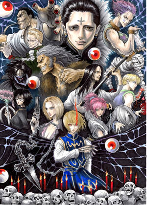 Kallotaide Phantom Troupe -taustakuva — IQOO Pad5c Taustakuvat