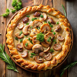 sieni,ruoanlaitto,ranskalainen,pekoni,kana,kuori,muna,terveellinen,lounas,liha,sipuli,piirakka,torttu,syksy,juusto,kerma,päivällinen,ruokalaji,epicure,ruoka — Ruoka Taustakuvat