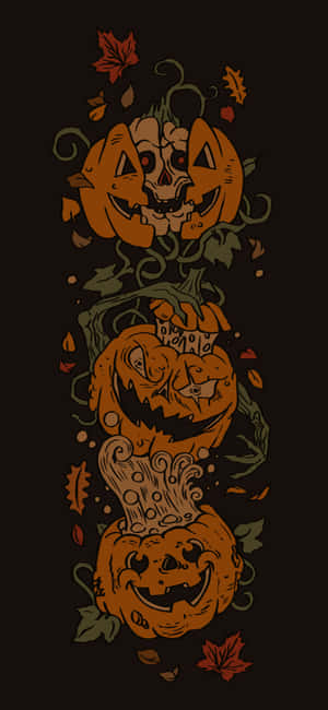 Pelottava Halloween-tausta — iPhone Air Taustakuvat