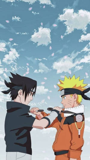 Kasvokkain Sasuke Naruto iPhone — Naruto vs sasuke Taustakuvat
