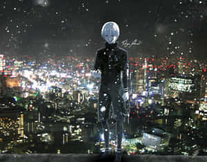 Ken Kaneki Kaupungilla Tokyo Ghoul Anime — Tokyo ghoul -hahmot Taustakuvat