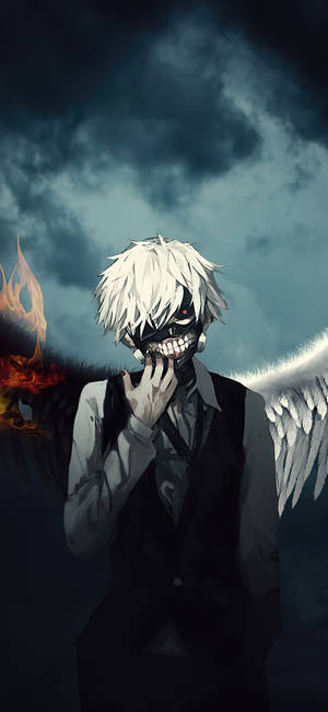 Ken With Wings Tokyo Ghoul Iphone — Samsung Galaxy S20 Taustakuvat
