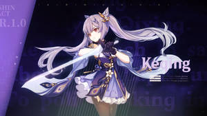 Keqing — Genshin impact GIF Taustakuvat