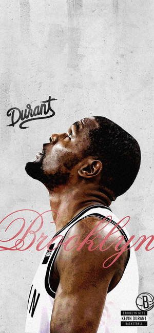 Kevin Durant Brooklyn Nets -taustakuva — iPhone 17 Pro Taustakuvat