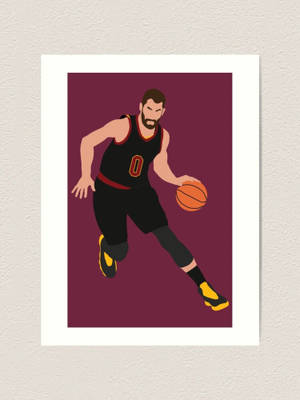 Kevin Love -karikatyyri -taustakuva — 3:4 Taustakuvat