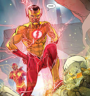 Kid Flash Vauhtisankari taustakuva — Galaxy Z Flip7 FE Taustakuvat
