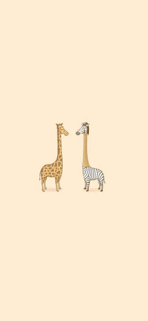 Cute Animal Iphone — iPhone 15 Pro Taustakuvat