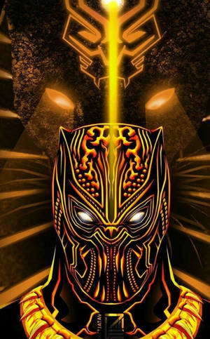 Killmonger Jaguar -taide -taustakuva — RedMagic Astra Taustakuvat