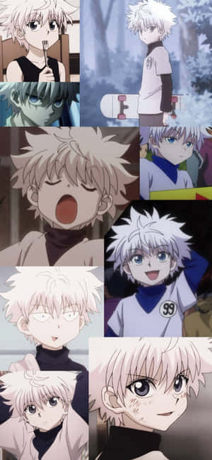 Killua-kollaasi Hunter X Hunter -profiilikuva — Vivo X200 FE Taustakuvat