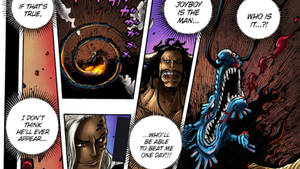 King ja Kaido mangapaneli -taustakuva — Manga-paneeli Taustakuvat