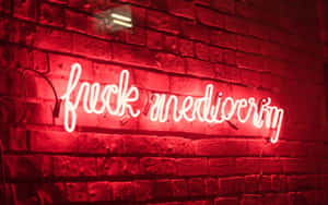 Neon Red Aesthetic — Neonpunainen estetiikka Taustakuvat