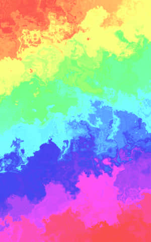 Sateenkaari-iPhone — Pixel Tablet Taustakuvat