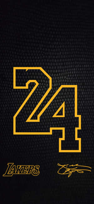 Kobe Bryant 24 -logo — Xiaomi 18 Pro Max Taustakuvat