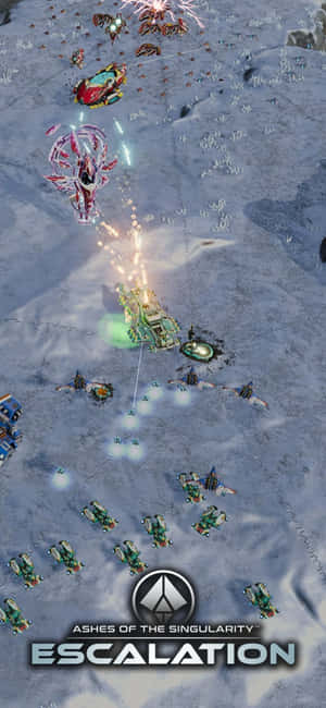 Iphone X Ashes Of The Singularity Escalation -taustakuva — OnePlus 15T Taustakuvat