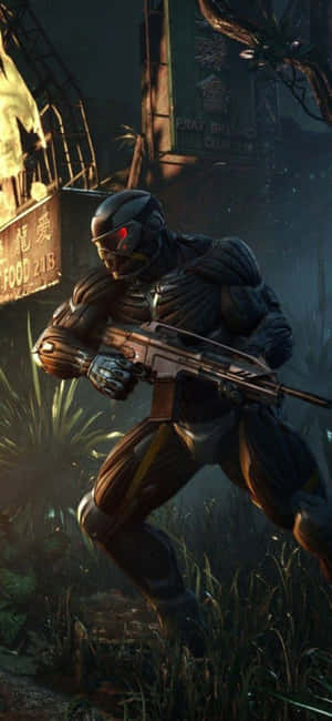 iPhone X Crysis 3 -tausta — Realme Neo7x Taustakuvat