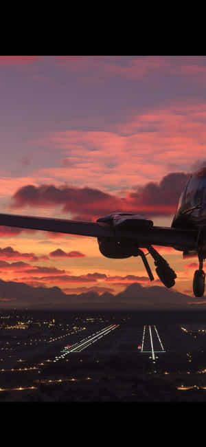 Iphone Xs Microsoft Flight Simulator -tausta — Realme 16x Taustakuvat