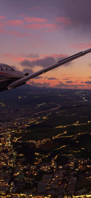 iPhone XS Microsoft Flight Simulator -tausta — POCO C81 Pro Taustakuvat