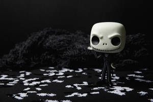 Painajainen ennen joulua -taustakuva Jack Funko Pop -nukesta.