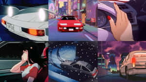 Animeauto taustakuva — Anime auto Taustakuvat