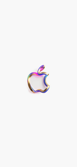 Kultainen Apple-logo iPhone — iPhone 15 Taustakuvat