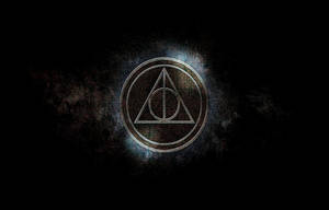 Kuoleman varjelusten symboli Harry Potter iPad — Esteettinen harry potter Taustakuvat