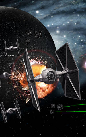 Kuolemantähti Star Wars Tabletti — Galaxy Tab S11 Taustakuvat