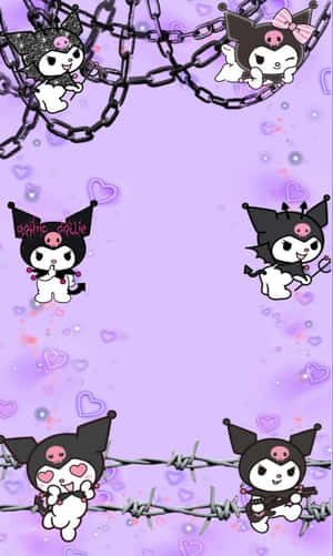 Kuromi iPhone — Sanrio GIF Taustakuvat