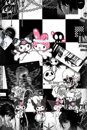Kuromi ja Dark Yagami vaihtoehtoestetiikka — Vaihtoehtoestetiikka Taustakuvat