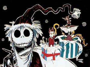 "Kurpitsakuningas saapuu" — The Nightmare Before Christmas Taustakuvat