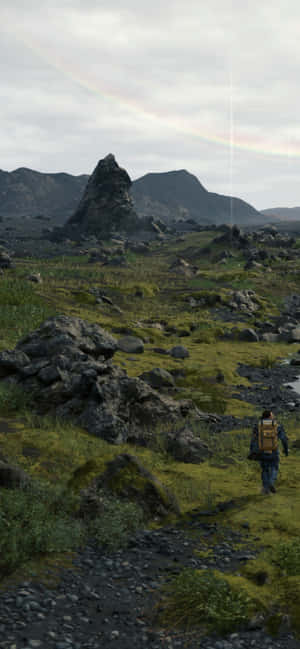 iPhone Xs Max Death Stranding -tausta — Galaxy M06 Taustakuvat