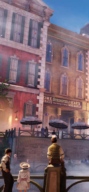 Iphone Xs Max Bioshock Infinite Taustakuva — Hämärä Taustakuvat