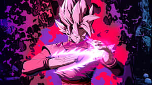 Kuvateksti: Intensiivinen Goku Black latautumassa taisteluun — ゴクウブラック Taustakuvat
