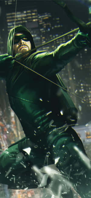 Green Arrow Iphone — 1284x2778 Taustakuvat