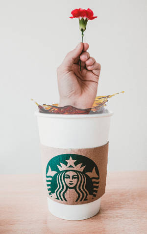 Käsi Starbucks iPhone — Galaxy Tab Active Taustakuvat