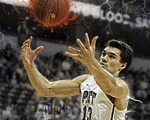 Steven Adams taiteellinen muokkaus -taustakuva — 5:4 Taustakuvat