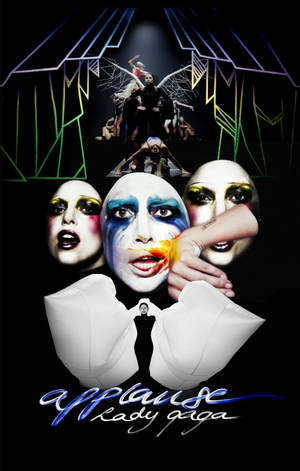 Lady Gaga Applause -julistetaustakuva — Redmi Pad Taustakuvat