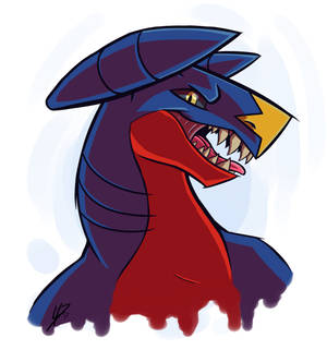 Lähikuva Garchomp-fanitaidetta -taustakuva — Oppo Find N5 Taustakuvat