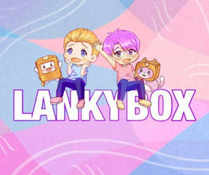 LankyBox Animoitu Adam ja Justin -pehmot — Söpö sarjakuva Taustakuvat