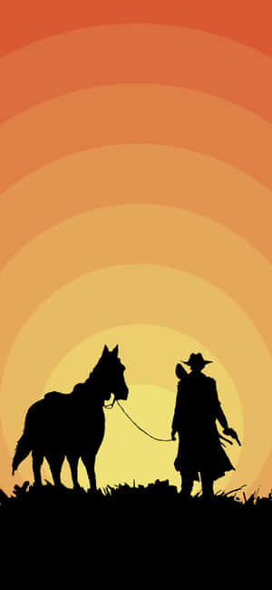 Lännen cowboy iPhone — POCO F8 Ultra Taustakuvat