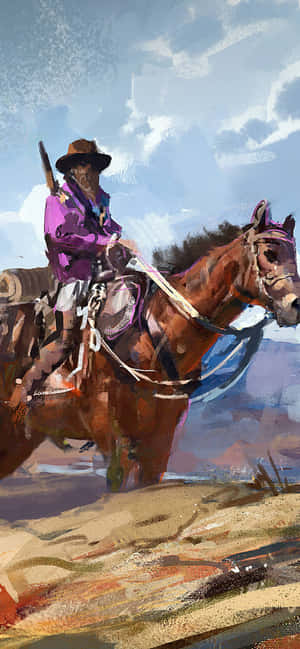 Lännen Cowboy iPhone — POCO F Taustakuvat